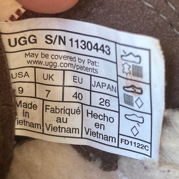 UGG Hapsburg Zip Boots Shoes Womens 9 Brown Leather Suede Shearling - Picture 6 of 11